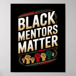 Poster Mentores Negros Problema Cota Histórica do Mês da