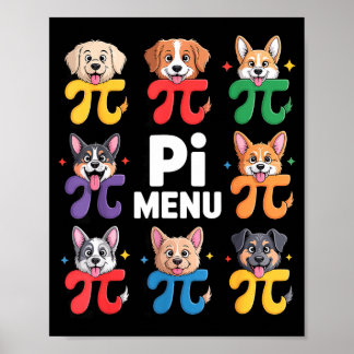 Poster Menu 314 Professor de Matemática Feliz Dia da Tort