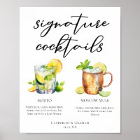 Menu Cocktails de Assinatura Mule Mojito Moscou