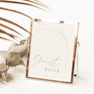 Poster Menu de Bar de Casamento de Caligrafia Minimalista