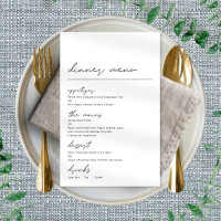 Menu de Jantar Simples para Qualquer Ocasião