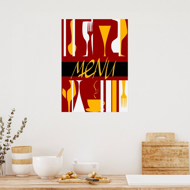 Poster Menu Retro (Criador carregado)