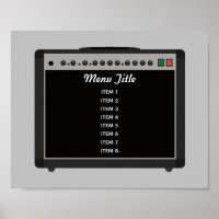 Menu Roll e Rock de Amplificador de Violão Persona