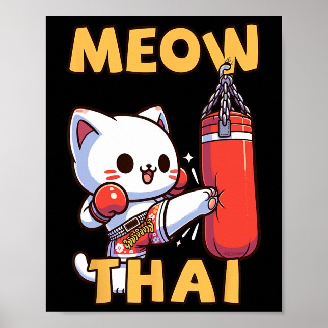 Poster Meow Tailandês (Frente)