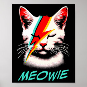 Poster Meowie Cat Rock Music Concert Bandas Homens Crianç