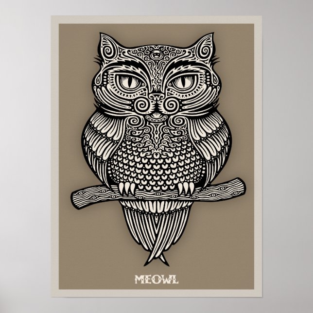 Poster Meowl (Frente)