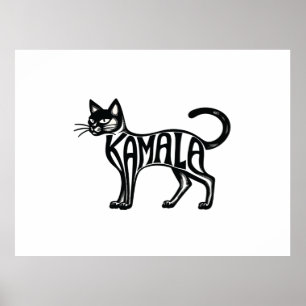 Poster Meowmala Kamala Cat Lady Harris