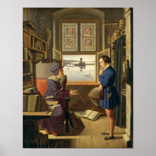 Poster Mephisto e o estudante, 1828
