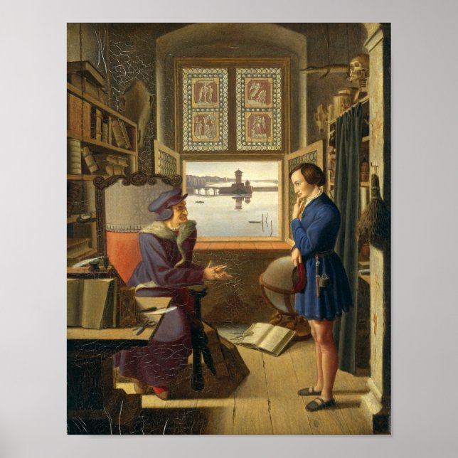 Poster Mephisto e o Estudante, 1828 (Frente)