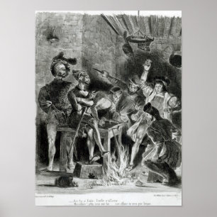 Poster Mephistopheles e os companheiros do bebendo