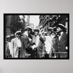 Póster Mercado 1916 do freio dos comerciantes conservados