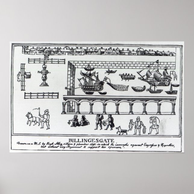 Póster Mercado Billingsgate (Frente)