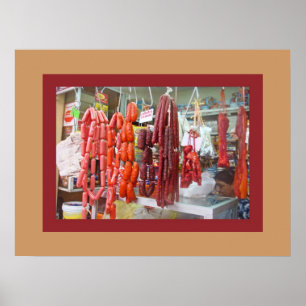 Póster Mercado da salsicha