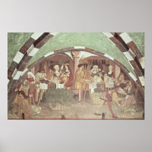 Poster Mercado das frutas e produtos hortícolas