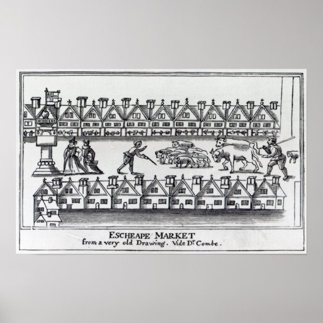 Póster Mercado de escuta (Frente)