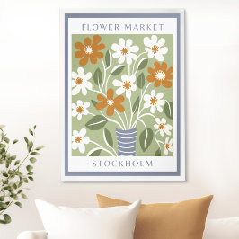 Poster Mercado de Flores de Entrada
