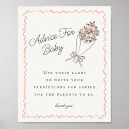 Poster Mercado de Flores Rosa, Aconselhamento Floral Fres