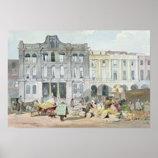 Póster Mercado de Jardins de Covent (Frente)