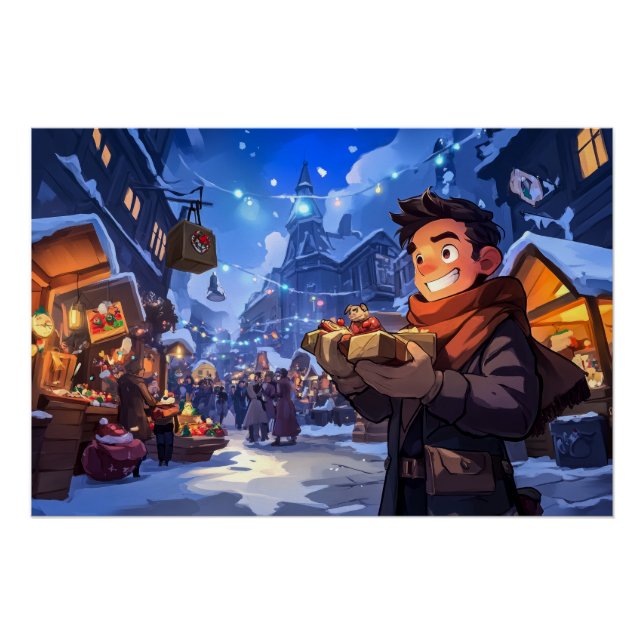 Póster Mercado de Natal (Frente)