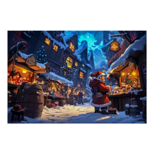 Póster Mercado de Natal (Frente)