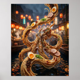 Poster Mercado de Ramen Polvo