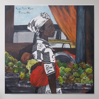 Poster Mercado de Rua Kumasi