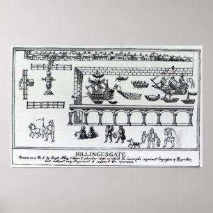 Póster Mercado do Billingsgate