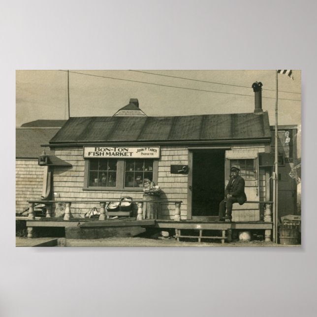 Poster Mercado do pescado Nantucket Bon-Ton (Frente)