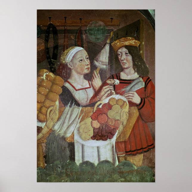 Póster Mercado dos produtos hortícolas (Frente)