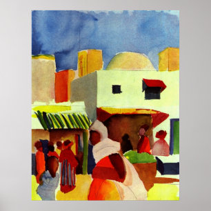 Póster Mercado em Algier