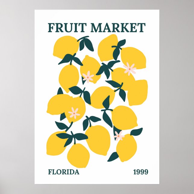 Poster Mercado fruta (Frente)