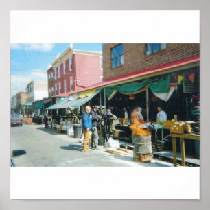 Póster Mercado italiano em Philadelphfia