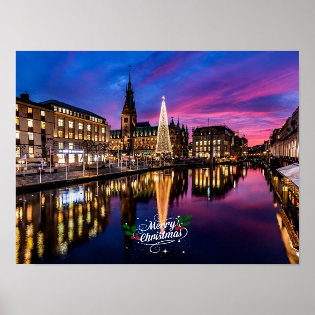 Poster Mercado Natal de Hamburgo (Frente)