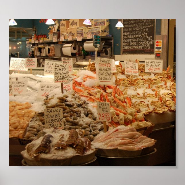 Póster Mercado Pike Place (Frente)