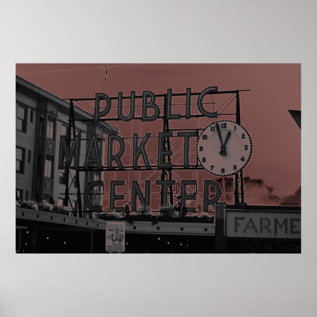 Póster Mercado Pike Place22 (Frente)