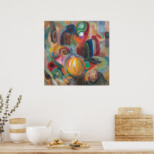 Poster Mercado Português   Sonia Delaunay-Terk  