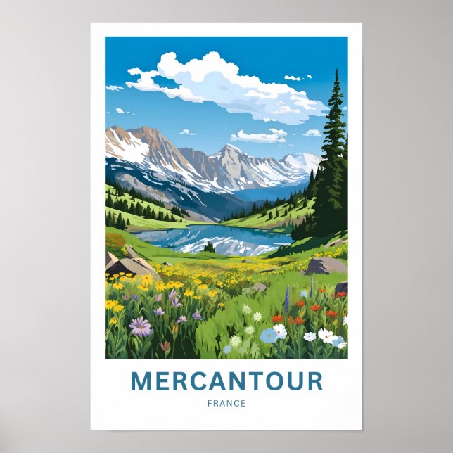 Poster Mercantour France Travel Print (Frente)