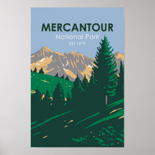 Poster Mercantour National Park França