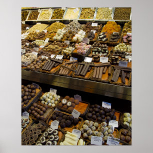 Poster Mercat de Sant Josep, chocolate doce
