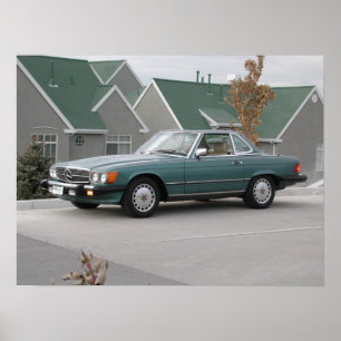 Póster Mercedes-Benz 560 SL