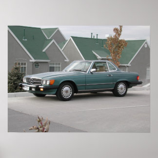Póster Mercedes-Benz 560 SL
