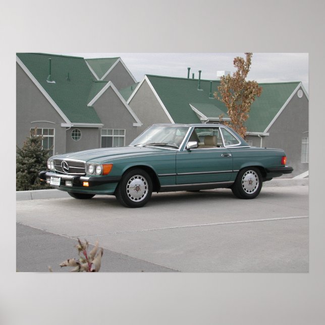 Póster Mercedes-Benz 560 SL (Frente)