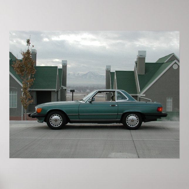Póster Mercedes-Benz 560 SL (Frente)