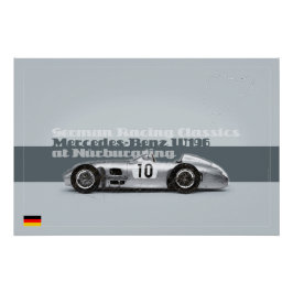 Póster Mercedes-Benz at the Nurburgring