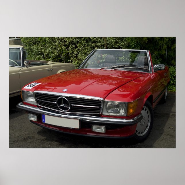 Poster Mercedes Roadster (Frente)