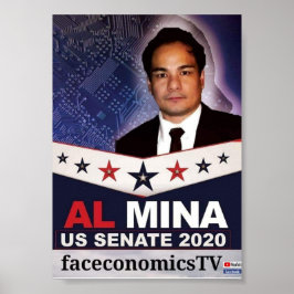 Poster Merchandise do Senado Al Mina dos EUA