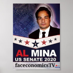 Poster Merchandise do Senado Al Mina dos EUA
