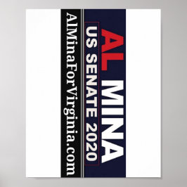 Poster Merchandise do Senado Al Mina dos EUA