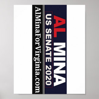Poster Merchandise do Senado Al Mina dos EUA
