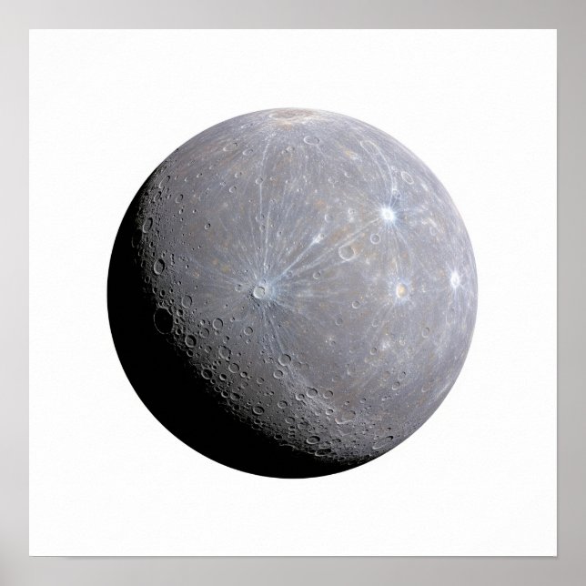 Poster Mercúrio Planeta (Frente)